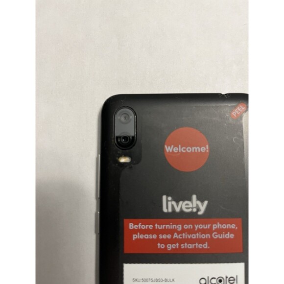 Lively Jitterbug Smart Cell Phone Alcatel Model 5007S Pre-Owned Tested WORKS - Picture 5 of 5
